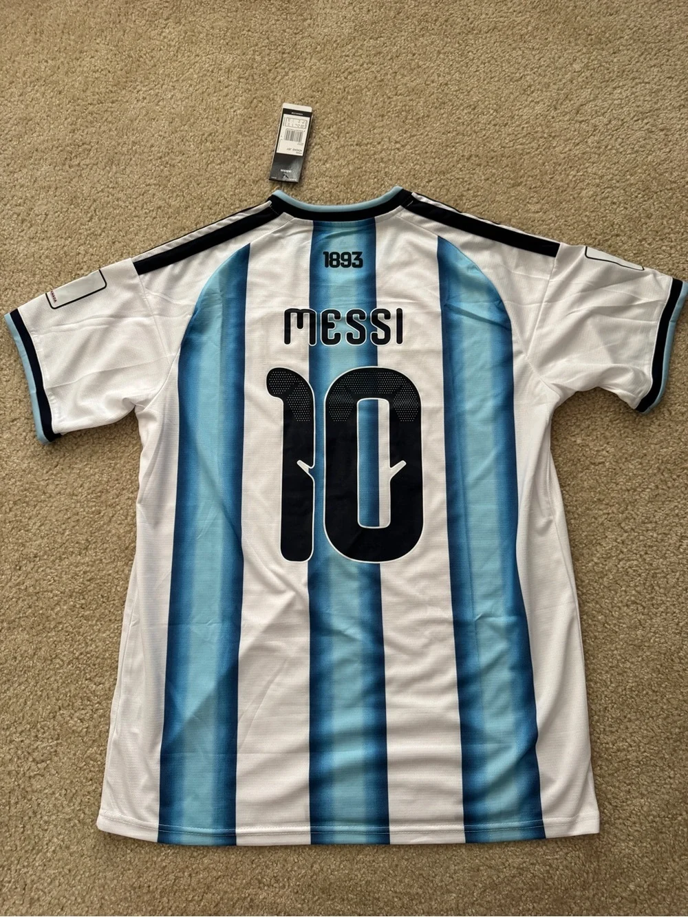 Argentina Messi #10 Soccer Jersey - World Cup 2026 Jersey Size XL - New